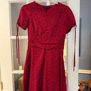 Marc Jacobs Silk Red Dress